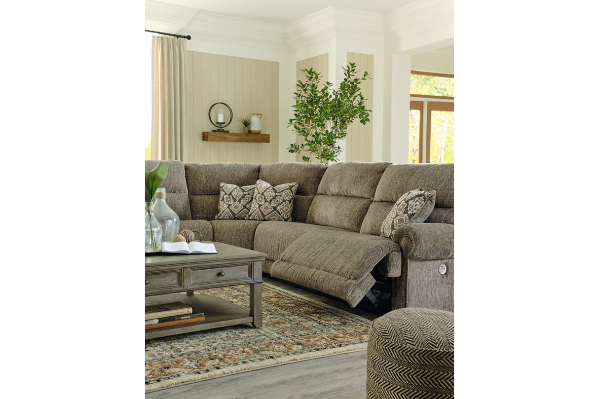 Lubec 6-piece Power Reclining Sectional - (85407S2)