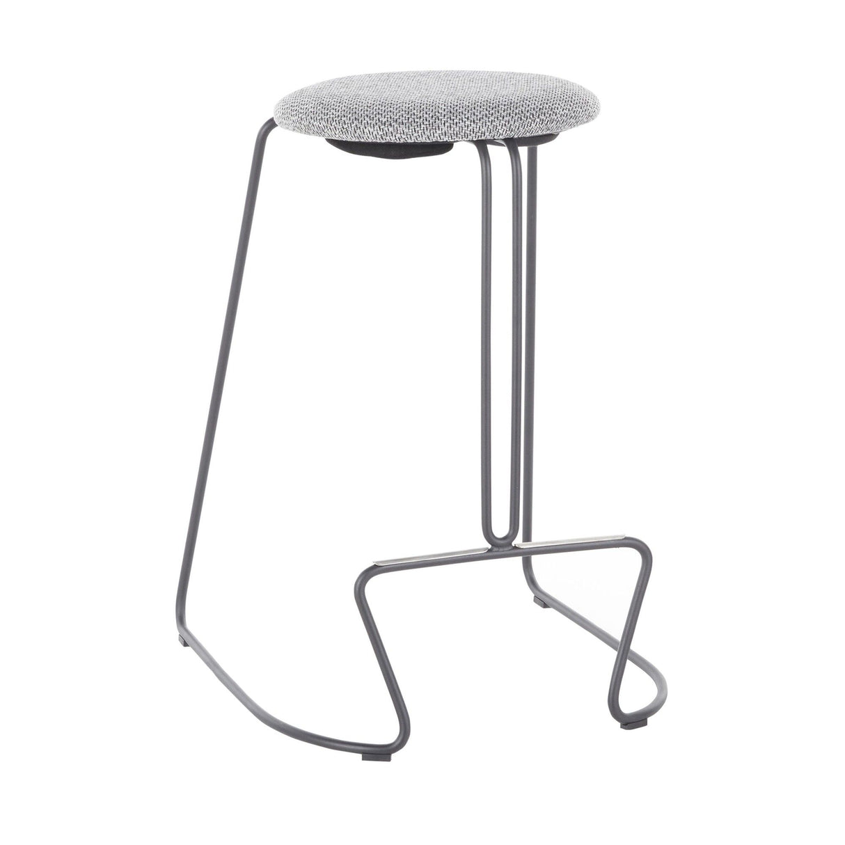 Finn - Counter Stool - Grey Steel Base (Set of 2)