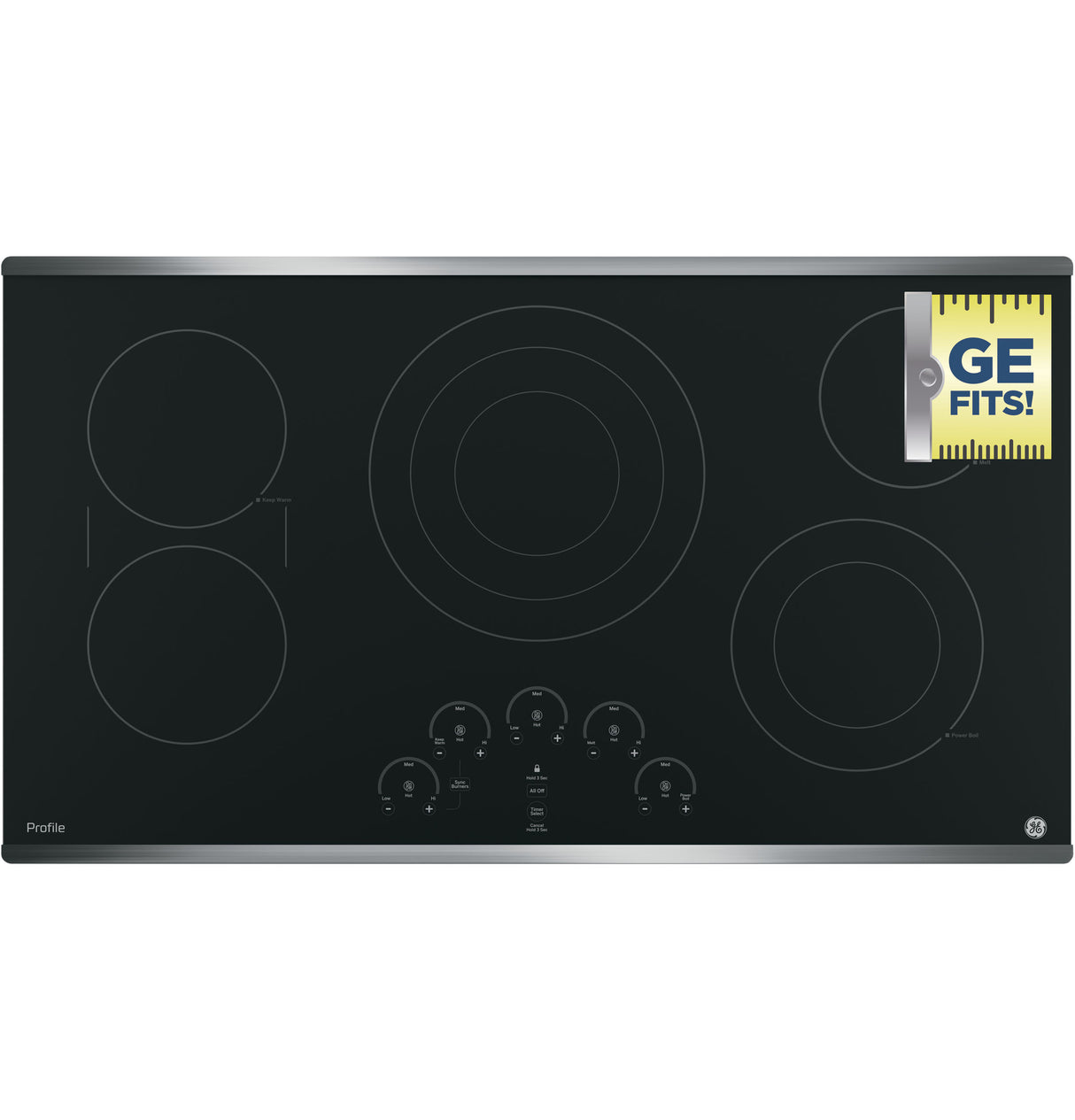 GE Profile(TM) 36" Built-In Touch Control Cooktop - (PP9036SJSS)