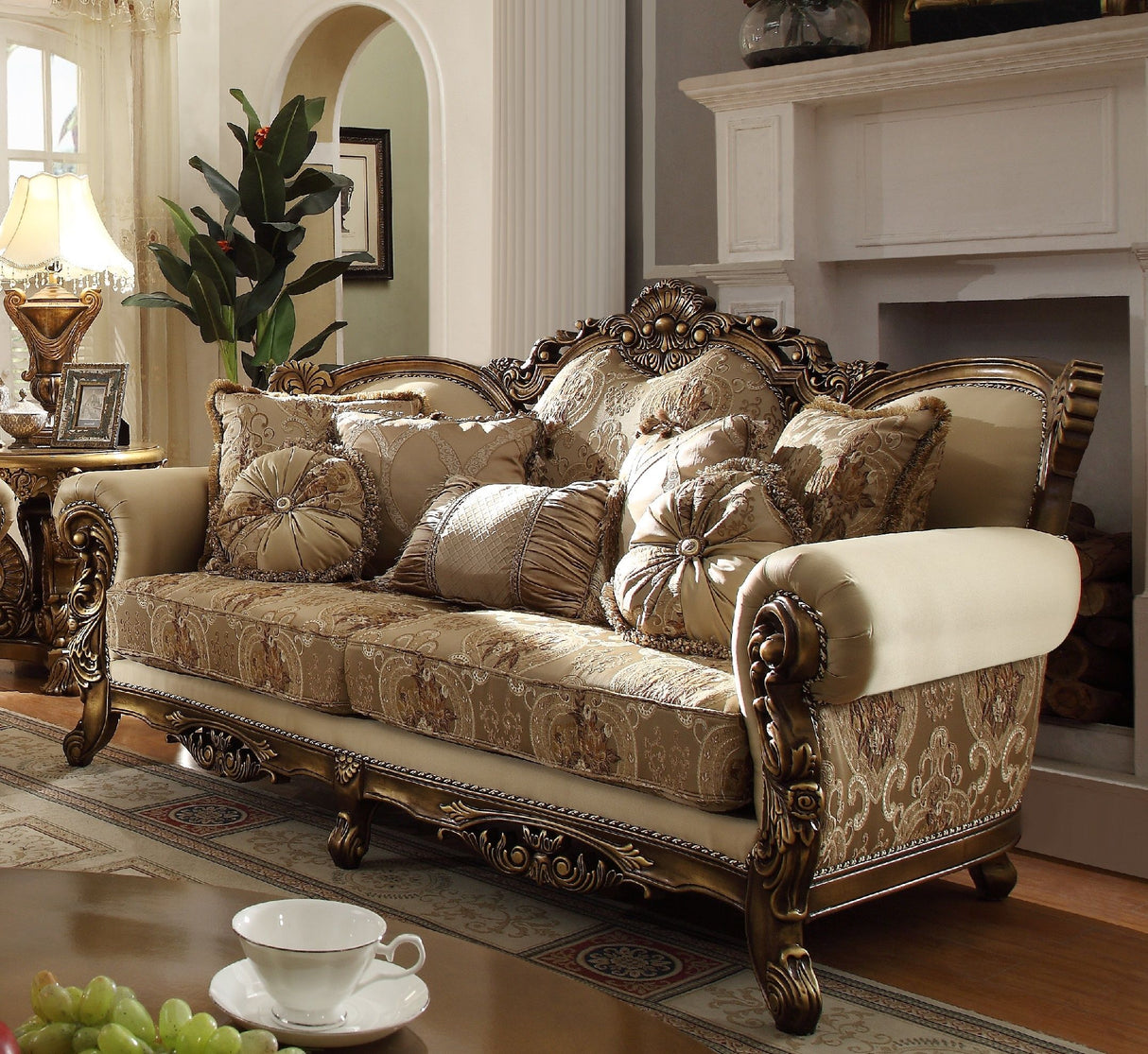 HD-506 - 3 Piece Sofa Set - Bronze