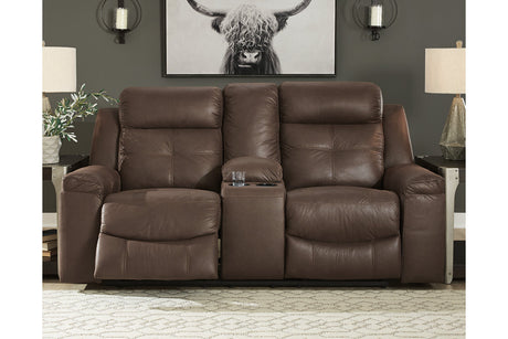 Jesolo Reclining Loveseat With Console - (8670494)