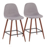 Pebble - Mid Century Modern Counter Stool (Set of 2)