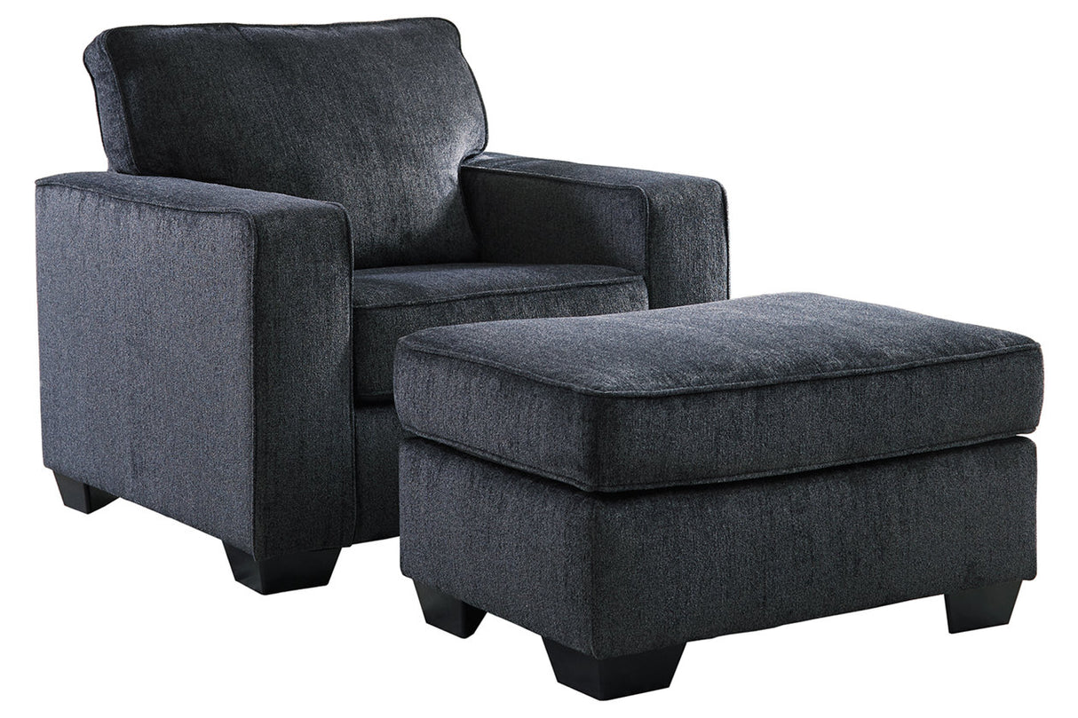 Altari Chair and Ottoman - (87213U2)