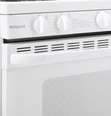 Hotpoint(R) 30" Free-Standing Gas Range with Cordless Battery Ignition - (RGBS200DMWW)