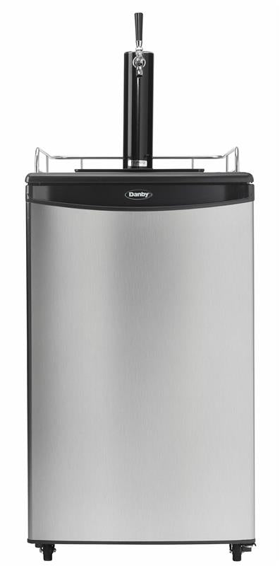 Danby 5.4 cu. ft. Single Tap Keg Cooler in Stainless Steel - (DKC054A1BSLDB)