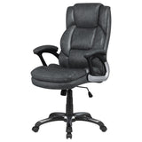 Nerris Adjustable Height Office Chair With Padded Arm Grey and Black - (881183)