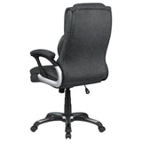 Nerris Adjustable Height Office Chair With Padded Arm Grey and Black - (881183)