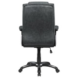 Nerris Adjustable Height Office Chair With Padded Arm Grey and Black - (881183)