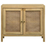 Zamora - Woven Cane Doors Accent Cabinet