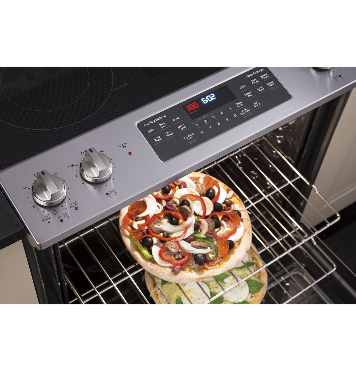 GE(R) 30" Slide-In Electric Convection Range - (JS760SLSS)