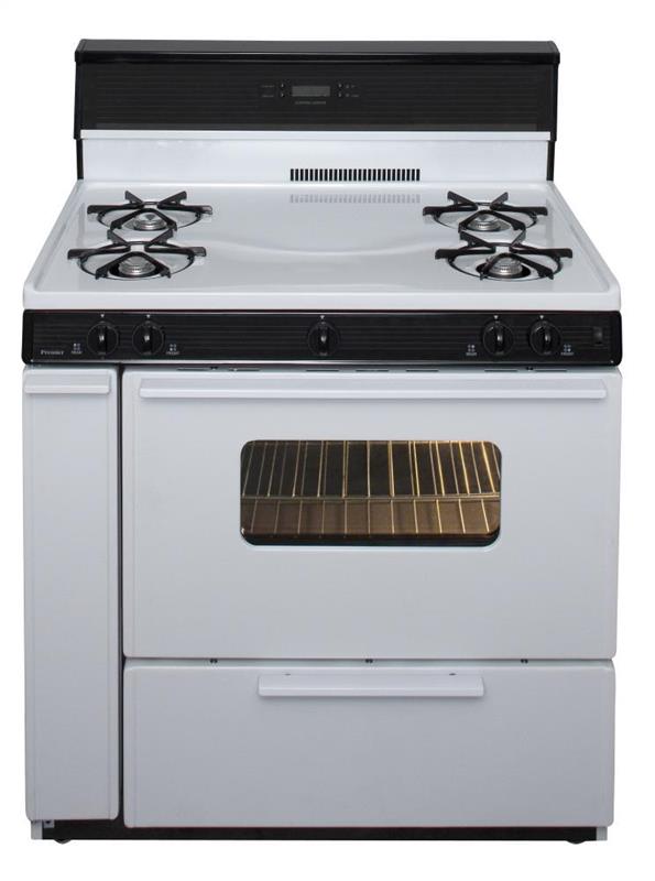 36 in. Freestanding Gas Range in White - (SLK240WP)