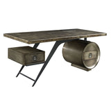 Brancaster - Writing Desk With USB Port - Bronze