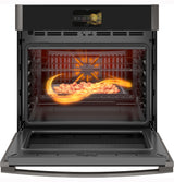 GE Profile(TM) 30" Smart Built-In Convection Single Wall Oven with No Preheat Air Fry and Precision Cooking - (PTS7000BNTS)