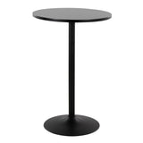 Pebble - Mid Century Modern Table Adjusts From Dining To Bar