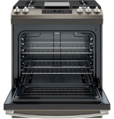 GE(R) 30" Slide-In Front Control Gas Range - (JGSS66EELES)