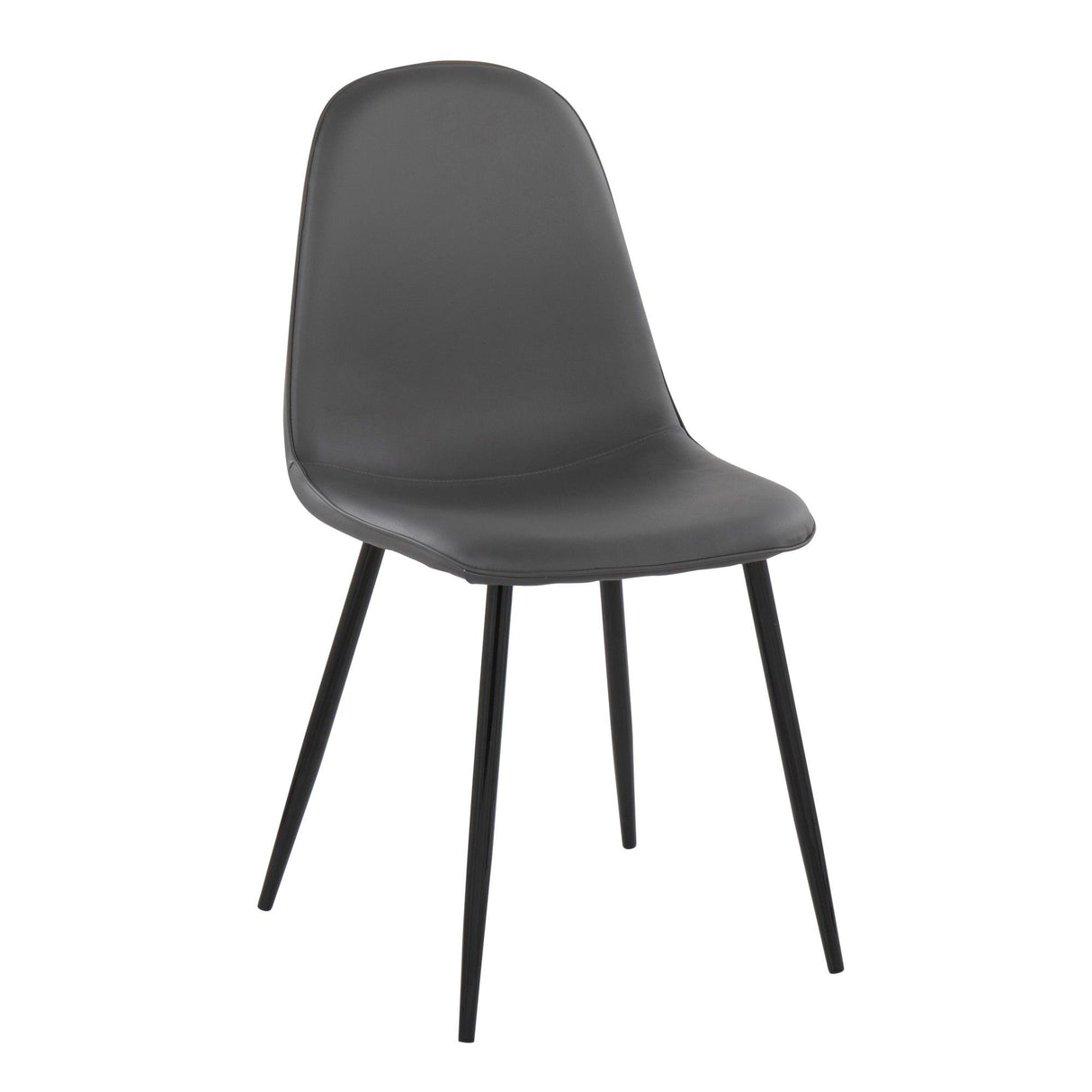 Pebble - Chair - Black Steel (Set of 2)