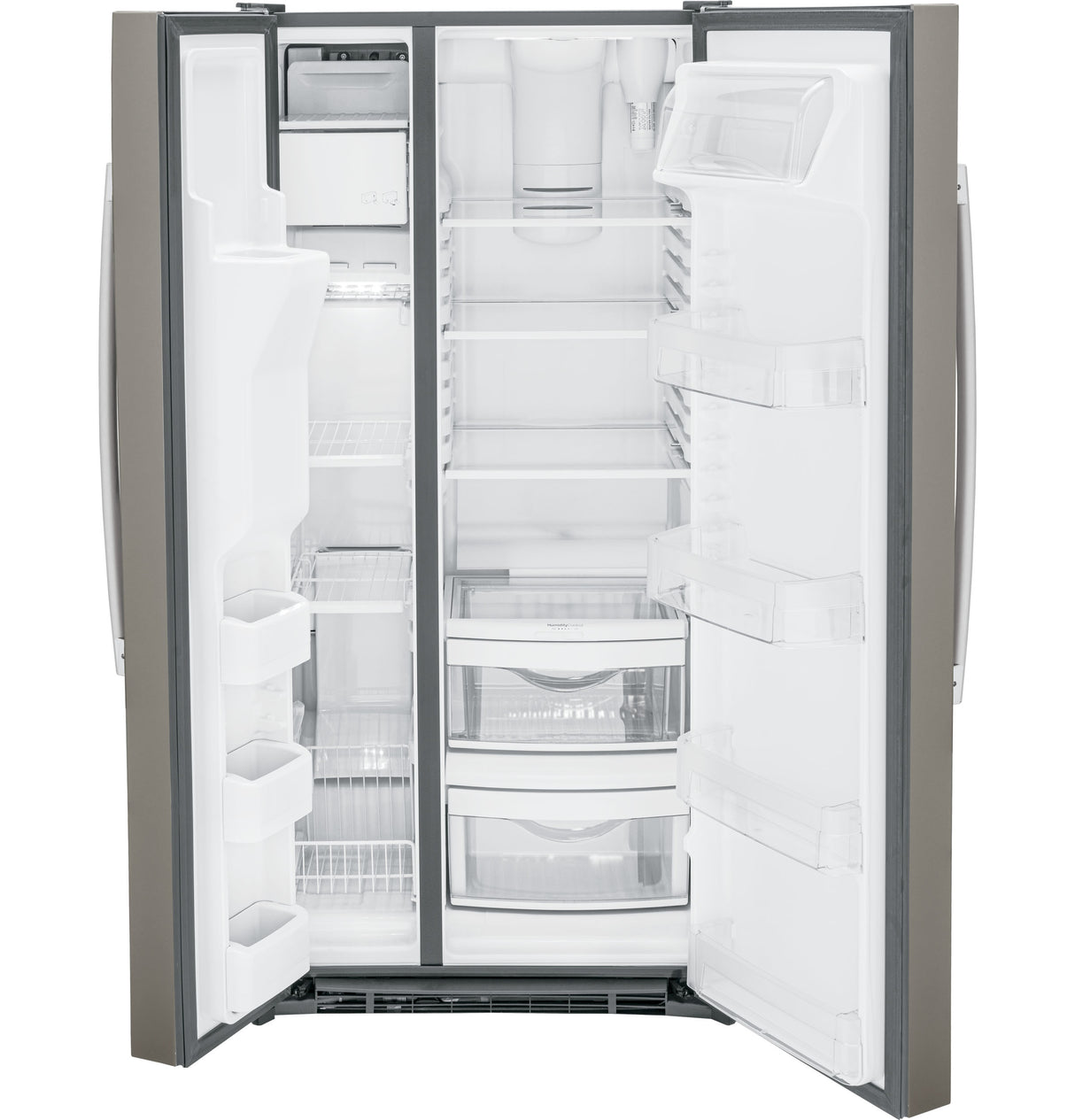 GE(R) 23.0 Cu. Ft. Side-By-Side Refrigerator - (GSS23GMPES)