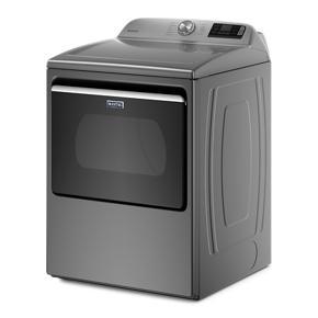 Smart Top Load Electric Dryer With Extra Power Button - 7.4 Cubic Feet - Metallic Slate