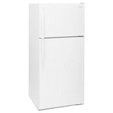 28" Wide Top Freezer Refrigerator - 14 Cubic Feet - White - Metal