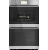 Caf(eback)(TM) 30" Smart Built-In Convection Double Wall Oven in Platinum Glass - (CTD90DM2NS5)