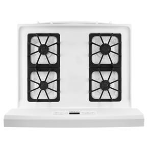 30" Gas Range With Bake Assist Temps - White