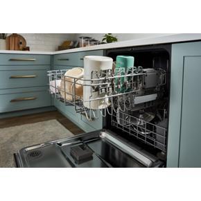 55 dBA Quiet Dishwasher With Adjustable Upper Rack - Fingerprint Resistant Stainless Steel