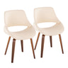 Fabrico - Chair (Set of 2) - Walnut Legs