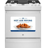 GE(R) 30" Slide-In Front-Control Convection Gas Range with No Preheat Air Fry - (JGS760DPWW)