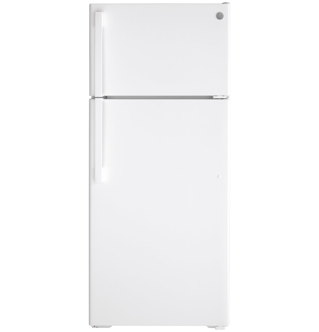 GE(R) ENERGY STAR(R) 17.5 Cu. Ft. Top-Freezer Refrigerator - (GTE18DTNRWW)