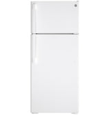 GE(R) ENERGY STAR(R) 17.5 Cu. Ft. Top-Freezer Refrigerator - (GTE18DTNRWW)