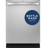 GE(R) ENERGY STAR(R) Top Control with Stainless Steel Interior Dishwasher with Sanitize Cycle & Dry Boost with Fan Assist - (GDT645SSNSS)