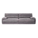 Cadenza - Corduroy Loveseat - Gray