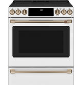 Caf(eback)(TM) 30" Smart Slide-In, Front-Control, Radiant and Convection Range - (CES700P4MW2)