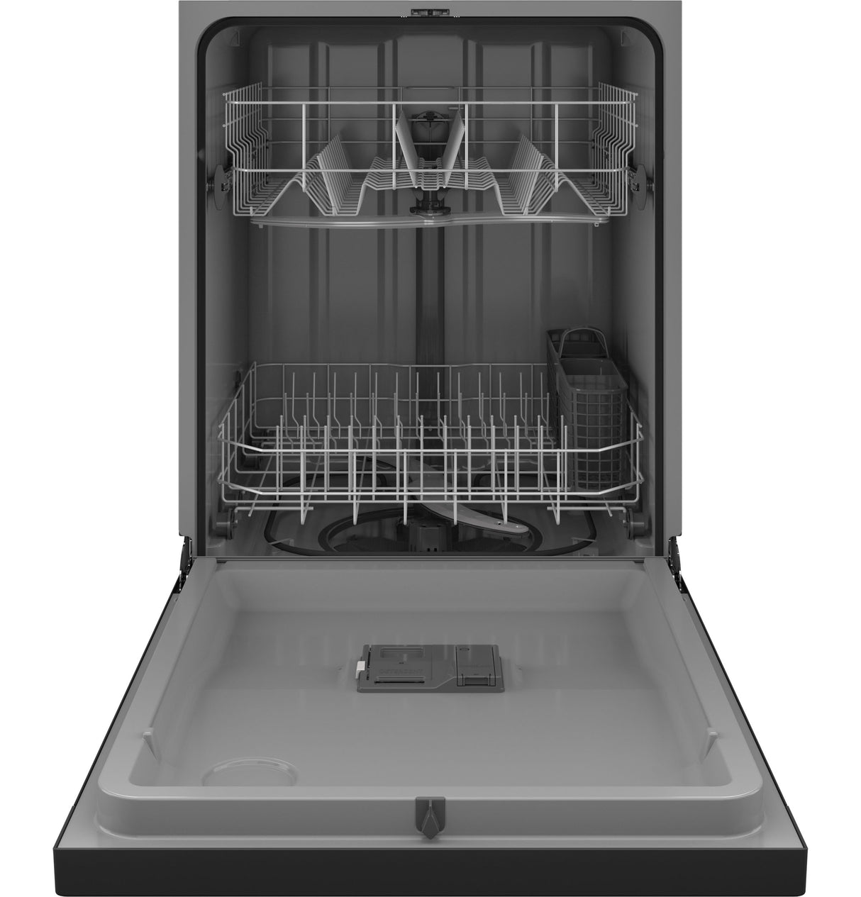 GE(R) ENERGY STAR(R) Dishwasher with Front Controls - (GDF510PGRBB)