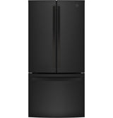 GE(R) ENERGY STAR(R) 18.6 Cu. Ft. Counter-Depth French-Door Refrigerator - (GWE19JGLBB)