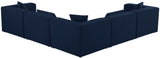 Cube - Modular Sectional 5 Piece - Navy