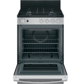 GE(R) 24" Steam Clean Free-Standing/Slide-in Gas Range - (JGAS640RMSS)