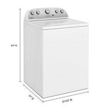 3.8 Cubic Feet Top Load Washer With Soaking Cycles, 12 Cycles - White