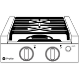 GE Profile(TM) 12" Rangetop - (PLU612RTSS)