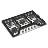 30" Gas Cooktop With Fifth Burner - Stainless Steel