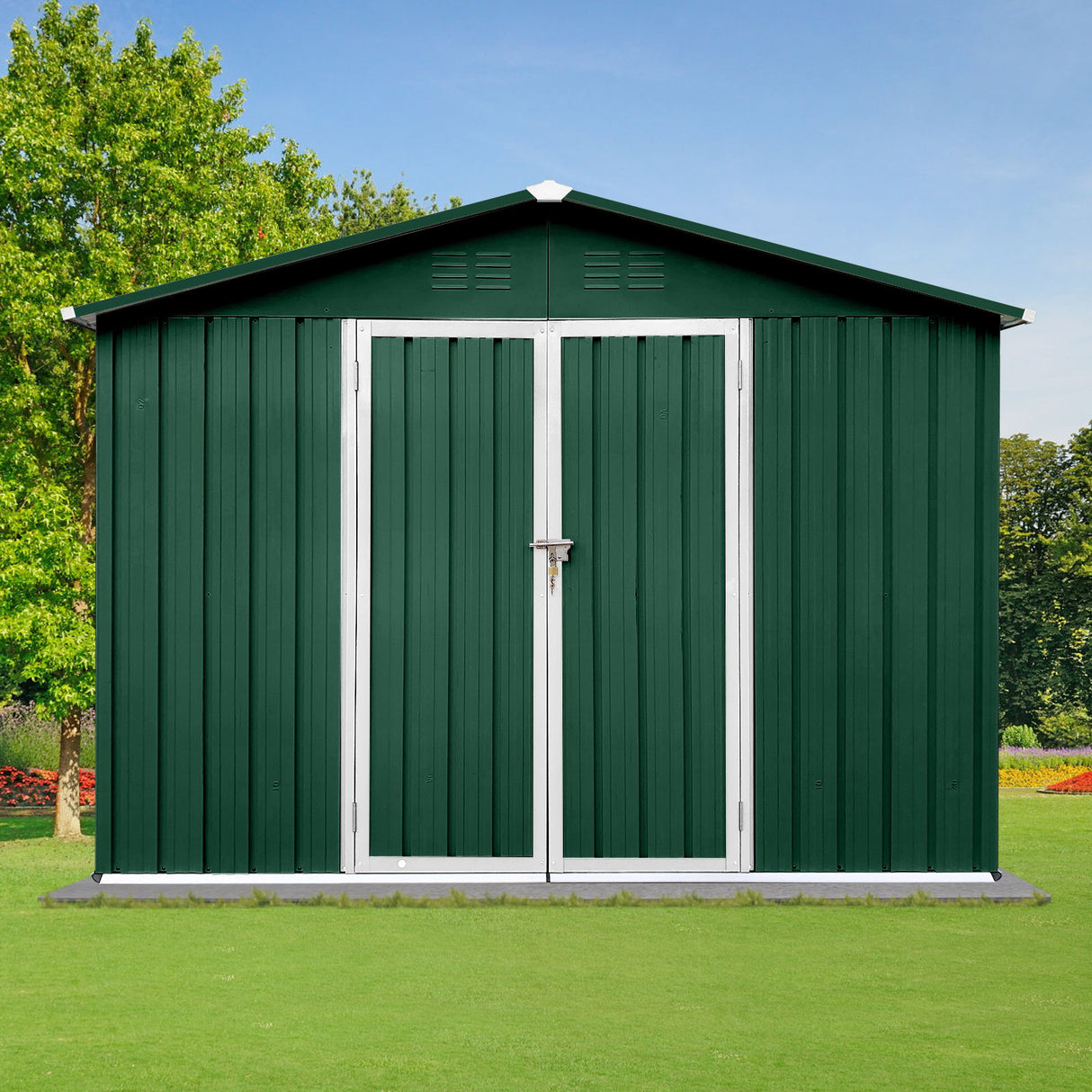 6Ftx8Ft Garden Sheds Outdoor Storage Sheds - Two Tone