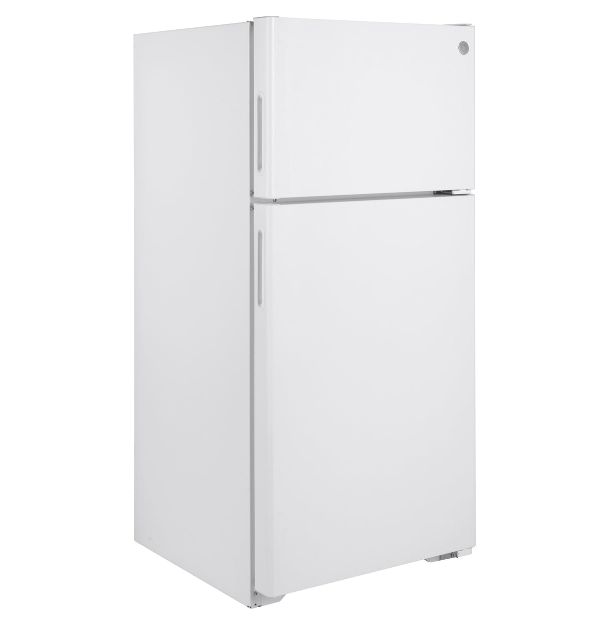 GE(R) ENERGY STAR(R) 16.6 Cu. Ft. Recessed Handle Top-Freezer Refrigerator - (GPE17CTNRWW)