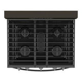 5.0 Cubic Feet Whirlpool Gas 5-in-1 Air Fry Oven - Black - Metal