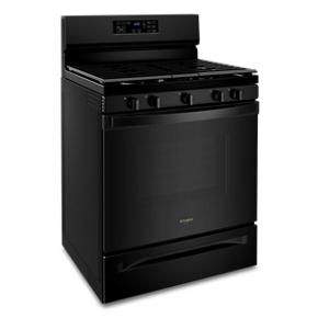 5.0 Cubic Feet Whirlpool Gas 5-in-1 Air Fry Oven - Black