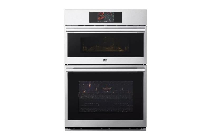 LG STUDIO 1.7/4.7 cu. ft. Combination Double Wall Oven with Air Fry - (WCES6428F)