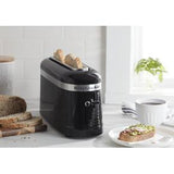 2 Slice Long Slot Toaster With High-Lift Lever - Onyx Black