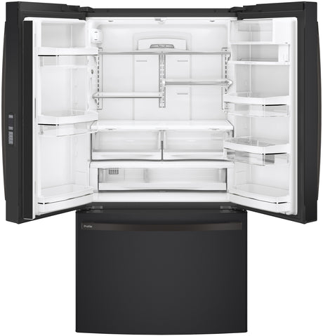 GE Profile(TM) Series ENERGY STAR(R) 23.1 Cu. Ft. Counter-Depth French-Door Refrigerator - (PWE23KELDS)