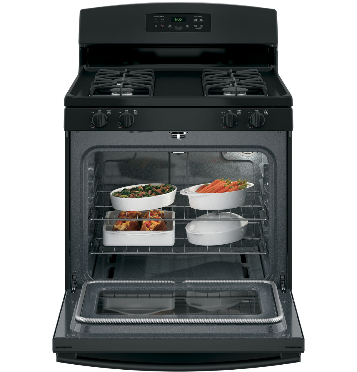 GE(R) 30" Free-Standing Gas Range - (JGB635DEKBB)