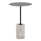 Symbol - Side Table - Concrete And Black Steel