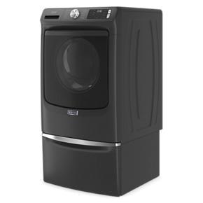 Front Load Washer With Extra Power And 12-Hr Fresh Spin Option - 45 Cubic Feet - Volcano Black